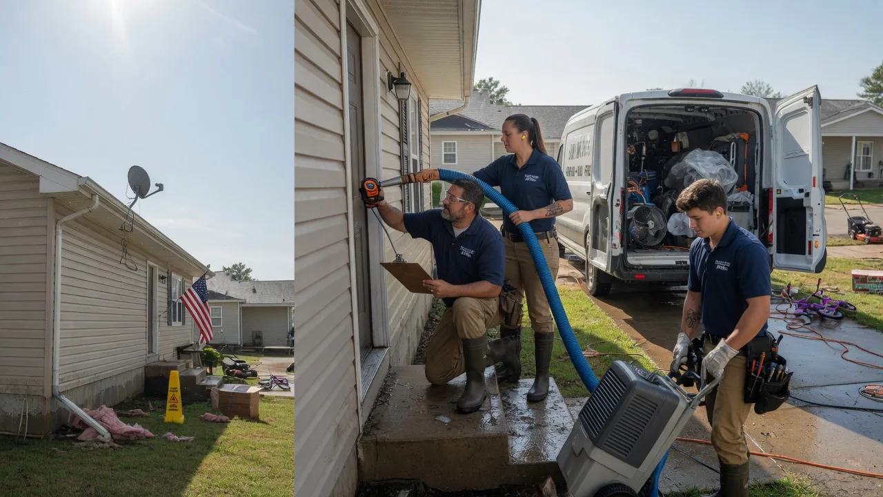Ceiling Water Damage Restoration in Redwater, TX near me